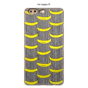 bad smile Case For Leagoo T5 Cover Silicone TPU Protective Luxury Soft Cartoon Cute Cat Back Cover Phone Case For Leagoo T5 Cases