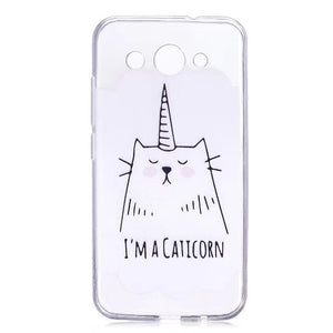 yoga Cat huawei Y3 2017 Case Silicone Cute Cat Clear Back Phone Cases For Huawei Y3 2017 Cover CRO-L22 Girls Animal Soft TPU 5.0 inch