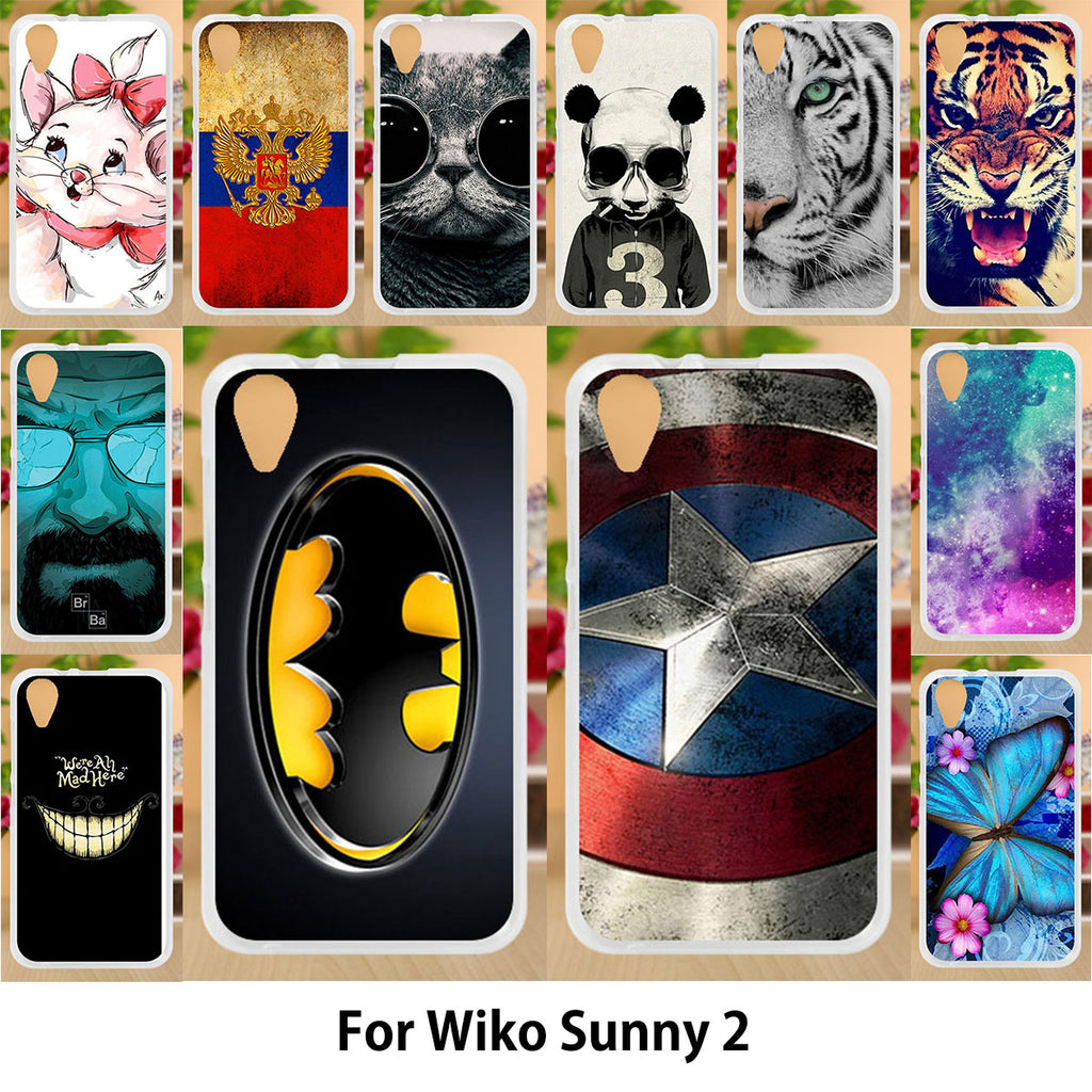 avengers Wiko Sunny 2 Case 4.0 Silicone TPU Soft Covers